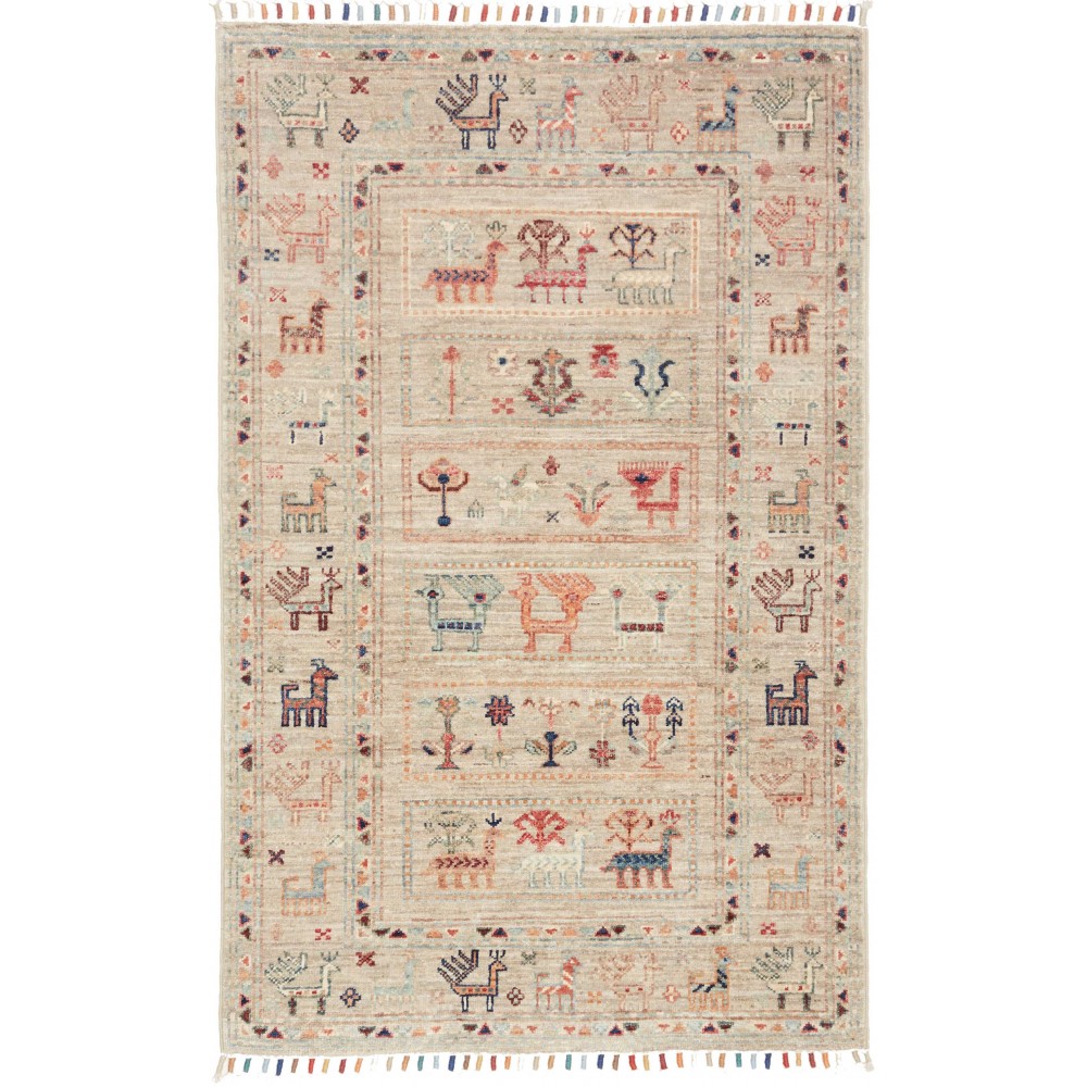 Tappeto Rubin Pakistan beige grigio 78x122