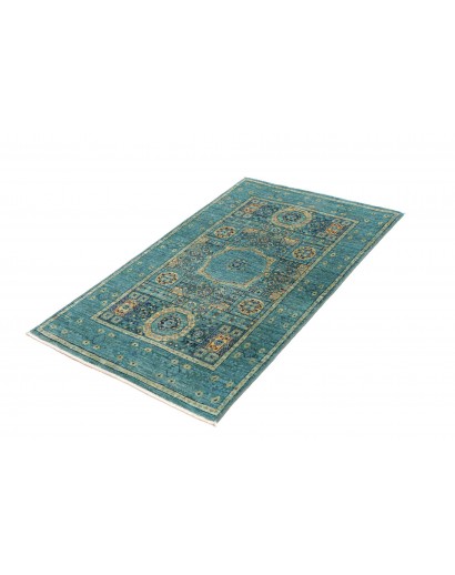 Tappeto Mamlouk Pakistan grigio verde 77x126