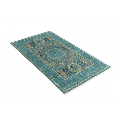 Tappeto Mamlouk Pakistan grigio verde 77x126