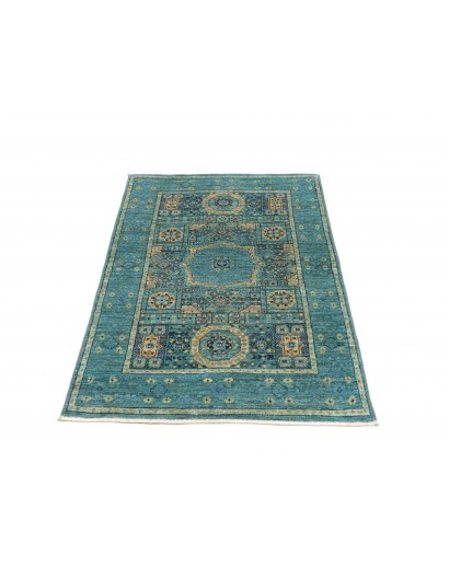 Tappeto Mamlouk Pakistan grigio verde 77x126