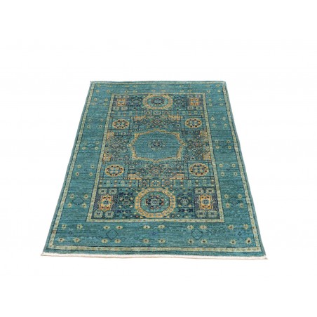 Tappeto Mamlouk Pakistan grigio verde 77x126