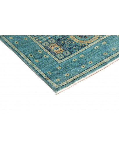 Tappeto Mamlouk Pakistan grigio verde 77x126