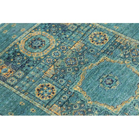 Tappeto Mamlouk Pakistan grigio verde 77x126