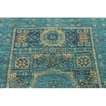 Tappeto Mamlouk Pakistan grigio verde 77x126