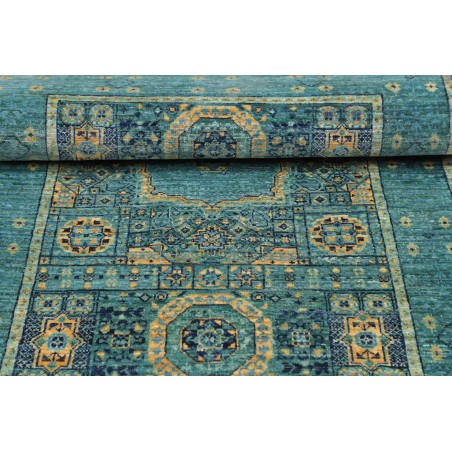 Tappeto Mamlouk Pakistan grigio verde 77x126