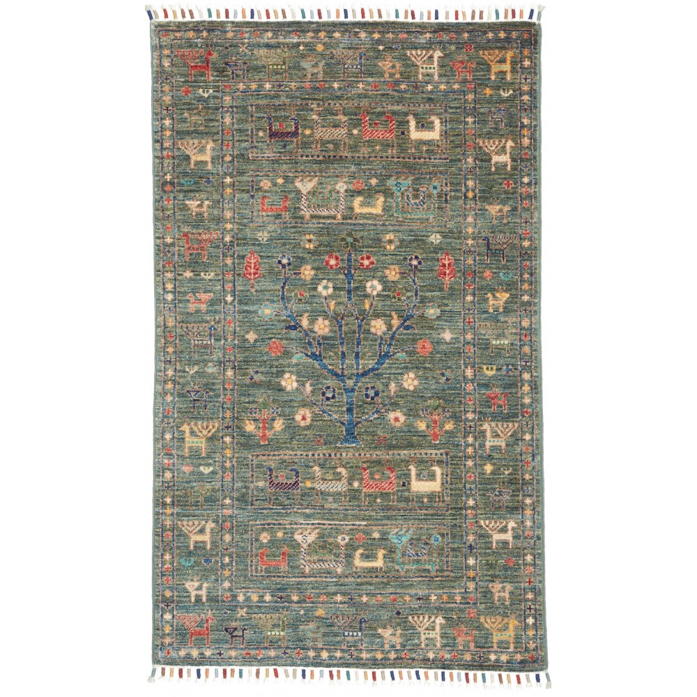 Tappeto Rubin Pakistan bianco grigio 76x125