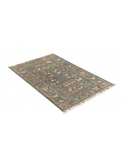 Tappeto Rubin Pakistan bianco grigio 76x124