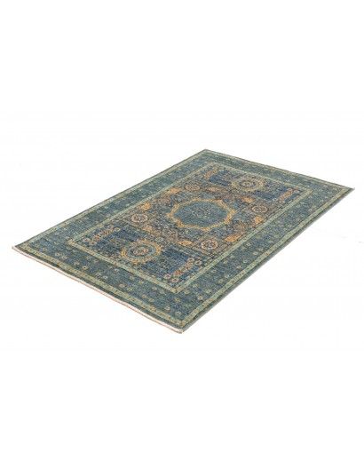 Tappeto Mamlouk Pakistan azzurro 104x146