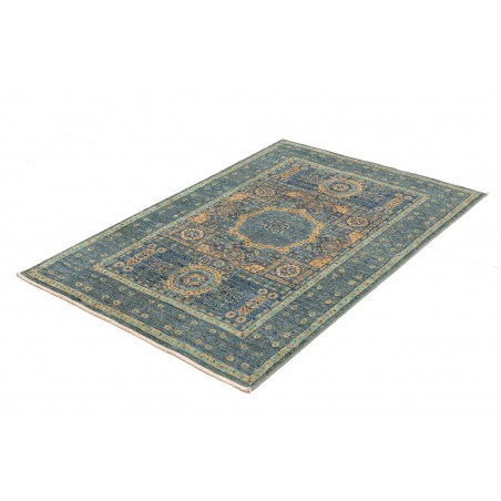 Tappeto Mamlouk Pakistan azzurro 104x146