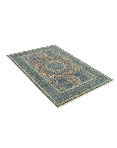 Tappeto Mamlouk Pakistan azzurro 104x146