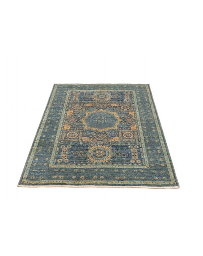 Tappeto Mamlouk Pakistan azzurro 104x146