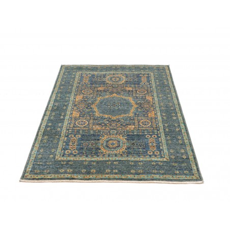 Tappeto Mamlouk Pakistan azzurro 104x146