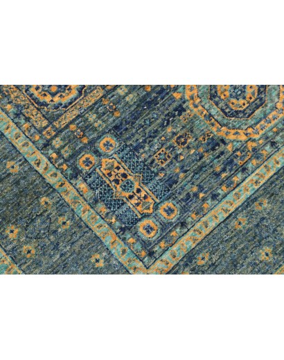 Tappeto Mamlouk Pakistan azzurro 104x146