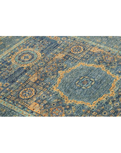 Tappeto Mamlouk Pakistan azzurro 104x146