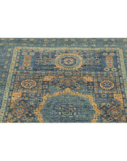 Tappeto Mamlouk Pakistan azzurro 104x146