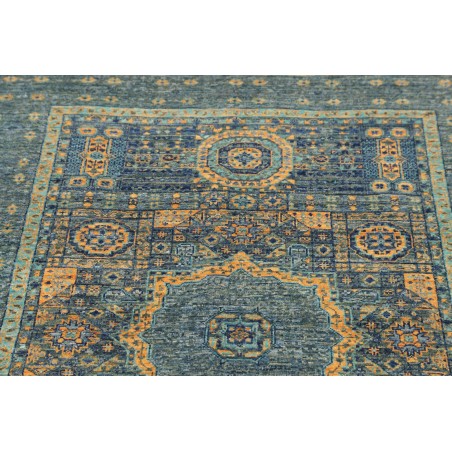 Tappeto Mamlouk Pakistan azzurro 104x146