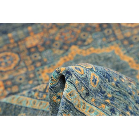 Tappeto Mamlouk Pakistan azzurro 104x146