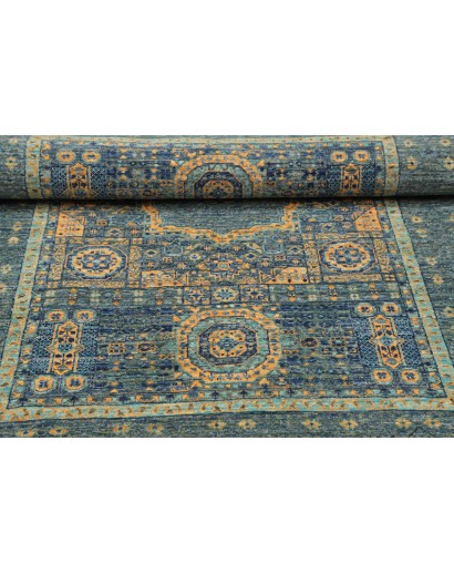 Tappeto Mamlouk Pakistan azzurro 104x146