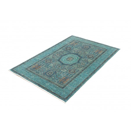 Tappeto Mamlouk Pakistan blu beige 103x150