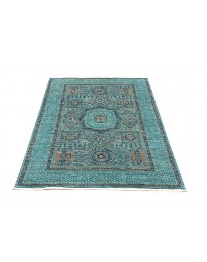 Tappeto Mamlouk Pakistan blu beige 103x150