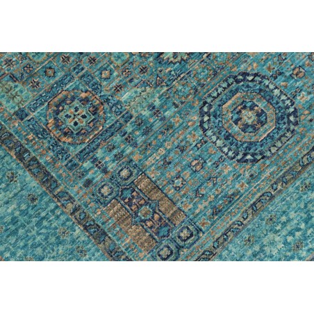 Tappeto Mamlouk Pakistan blu beige 103x150