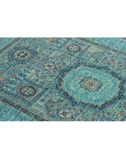 Tappeto Mamlouk Pakistan blu beige 103x150