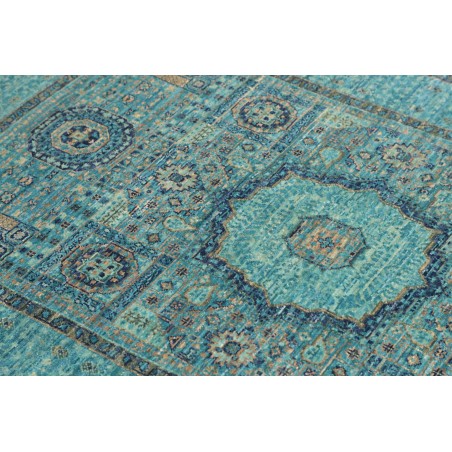 Tappeto Mamlouk Pakistan blu beige 103x150