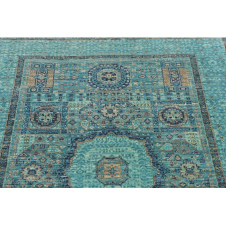 Tappeto Mamlouk Pakistan blu beige 103x150