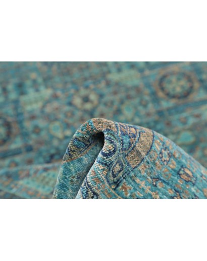 Tappeto Mamlouk Pakistan blu beige 103x150