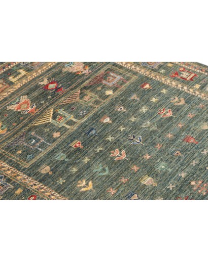 Tappeto Rubin Pakistan bianco azzurro 102x152