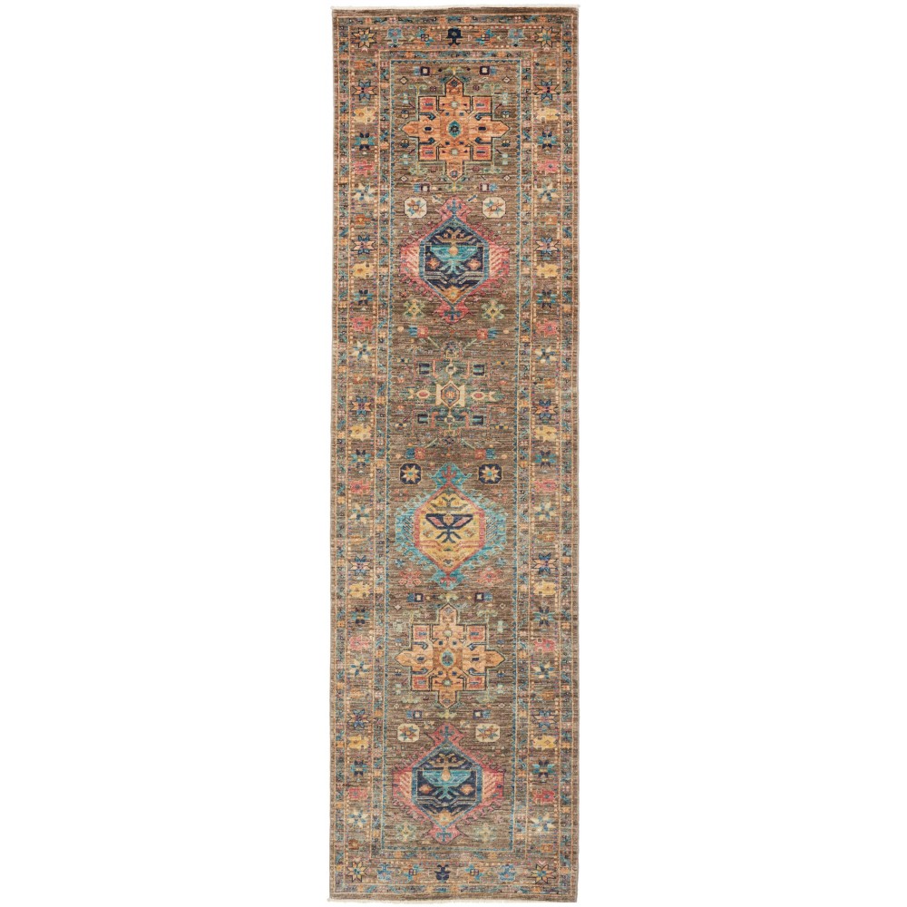 Tappeto Tribal Pakistan bianco 81x294 Tappeto Tribal Pakistan bianco 81x294