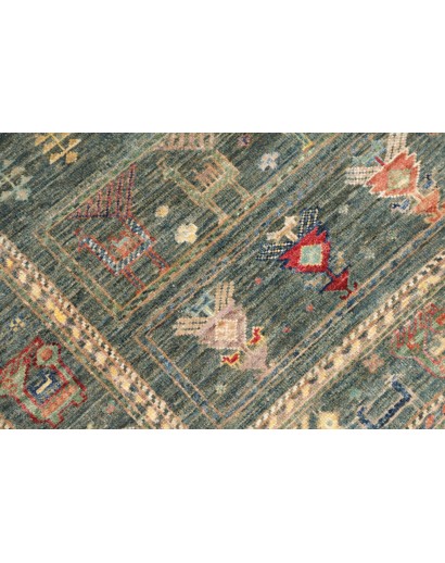 Tappeto Rubin Pakistan bianco azzurro 100x152