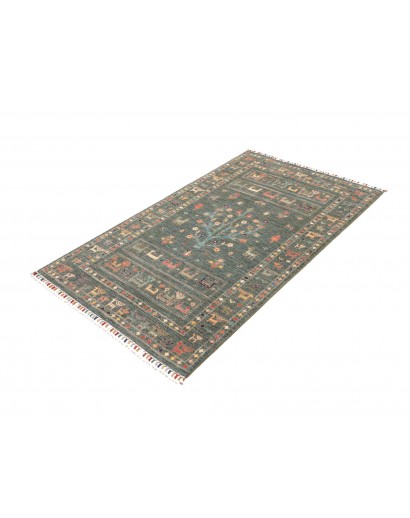 Tappeto Rubin Pakistan bianco azzurro 95x156