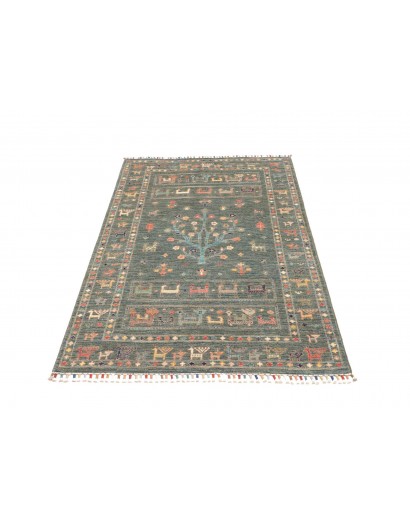 Tappeto Rubin Pakistan bianco azzurro 95x156