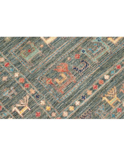 Tappeto Rubin Pakistan bianco azzurro 95x156