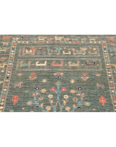Tappeto Rubin Pakistan bianco azzurro 95x156