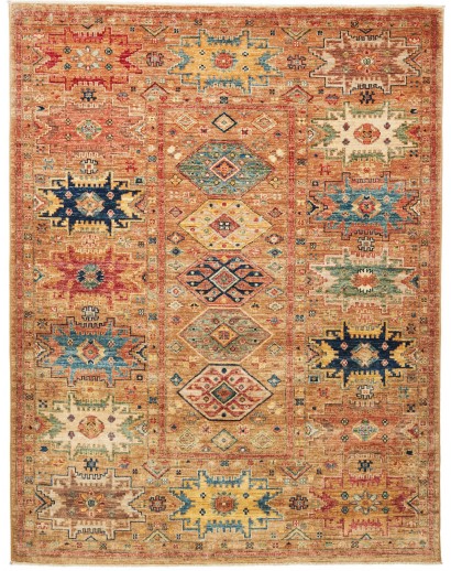 Tappeto Tribal Pakistan arancione 151x193