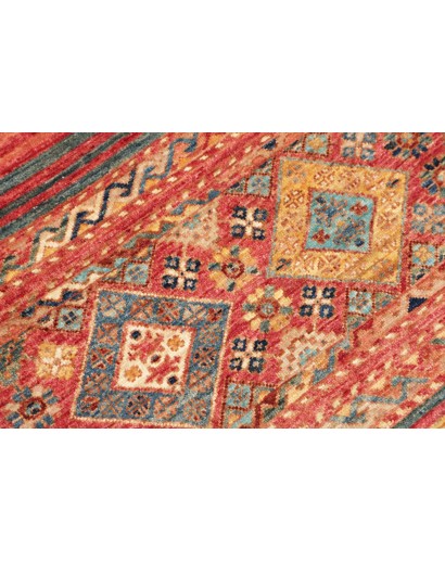 Tappeto Rubin Pakistan rosso giallo 95x147