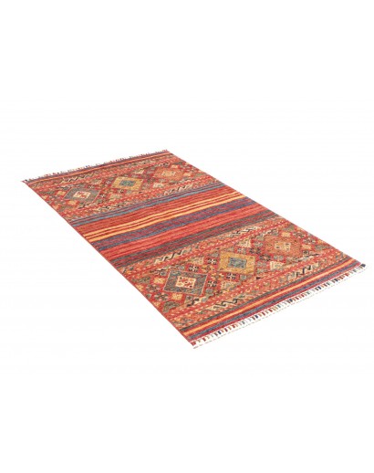 Tappeto Rubin Pakistan rosso giallo 96x148