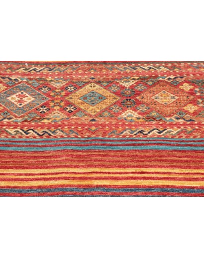 Tappeto Rubin Pakistan rosso giallo 96x148