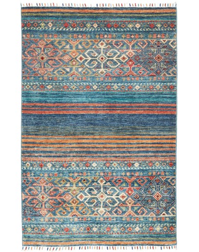 Tappeto Rubin Pakistan bianco grigio 97x152