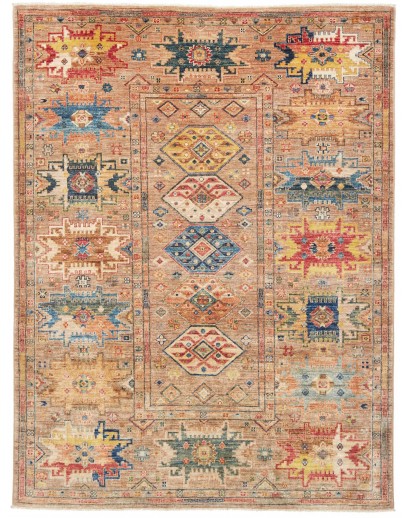 Tappeto Tribal Pakistan marrone 148x200