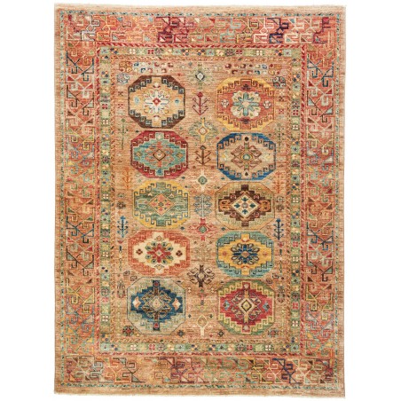Tappeto Tribal Pakistan marrone 147x199