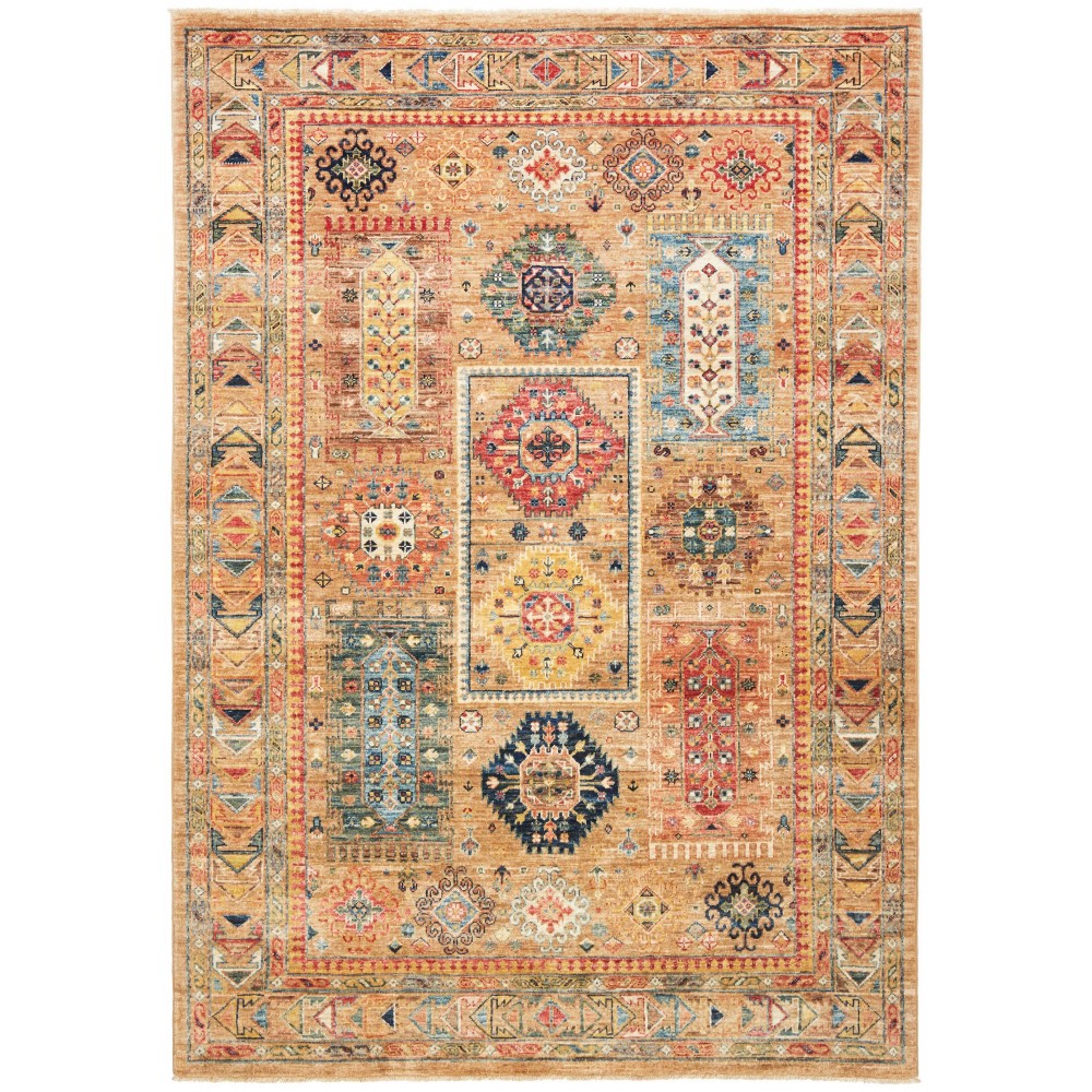 Tappeto Tribal Pakistan marrone 147x207 Tappeto Tribal Pakistan marrone 147x207