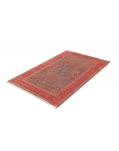 Tappeto Mamlouk Pakistan rosso giallo 99x149