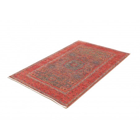 Tappeto Mamlouk Pakistan rosso giallo 99x149