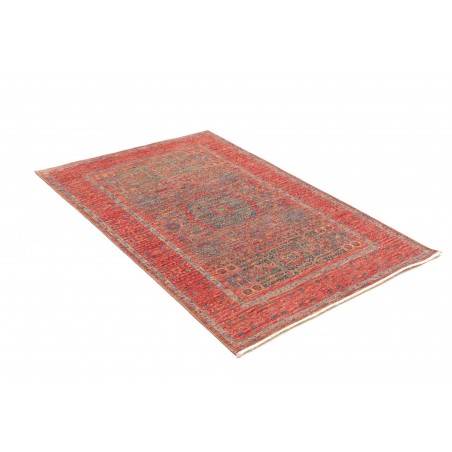 Tappeto Mamlouk Pakistan rosso giallo 99x149