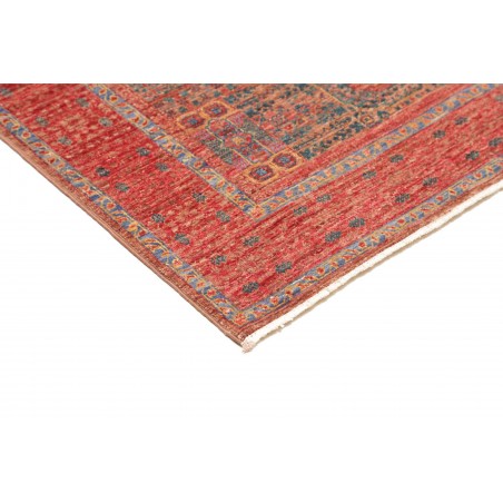 Tappeto Mamlouk Pakistan rosso giallo 99x149