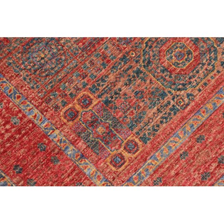 Tappeto Mamlouk Pakistan rosso giallo 99x149