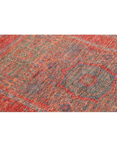 Tappeto Mamlouk Pakistan rosso giallo 99x149